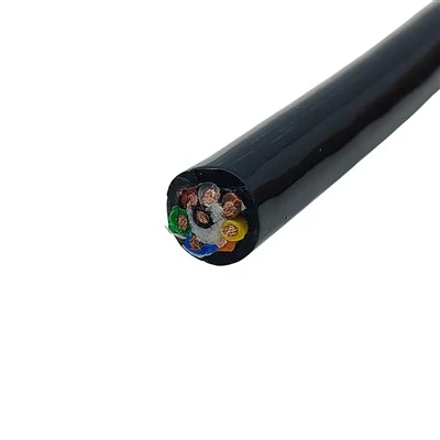 PDK81301-8*1,5 vedenalainen vesitiivis kaapeli – 8-ytiminen 1,5 mm² paljas kupari, PP-eristys, TPU-vaippa, ROV-autoihin ja vedenalaiseen jakeluun